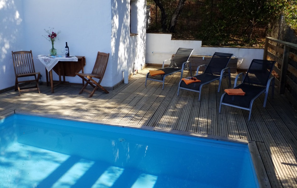 casa con piscina en Comares